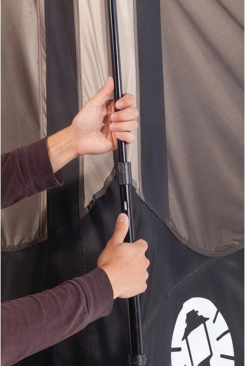 Instant Tent Cabin with Bold Must-have item Setup