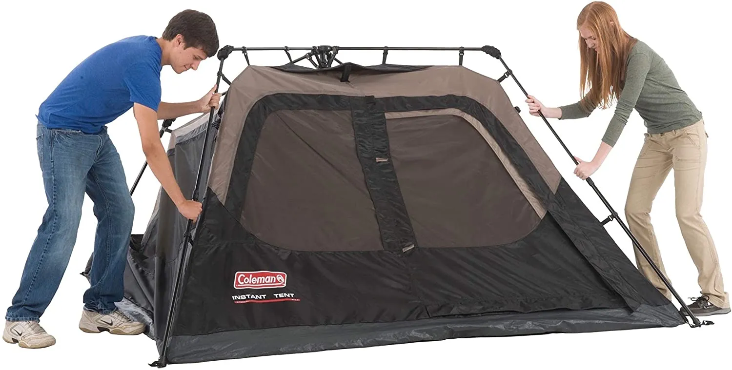 Instant Tent Cabin with Bold Must-have item Setup