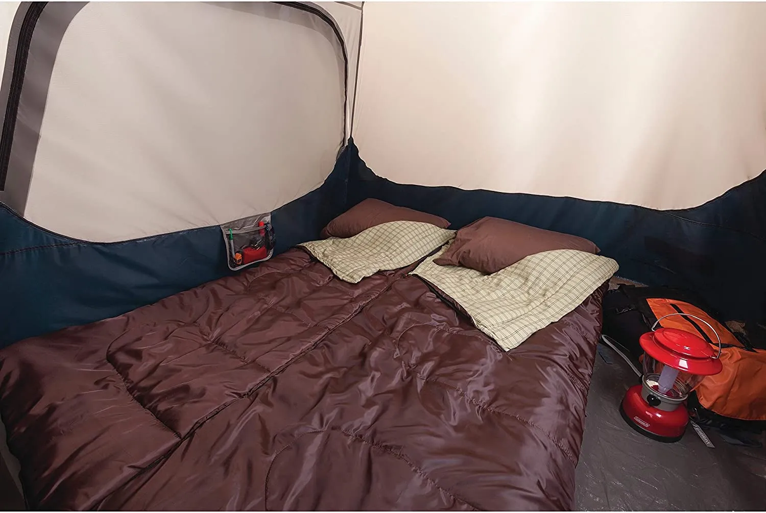Instant Tent Cabin with Bold Must-have item Setup
