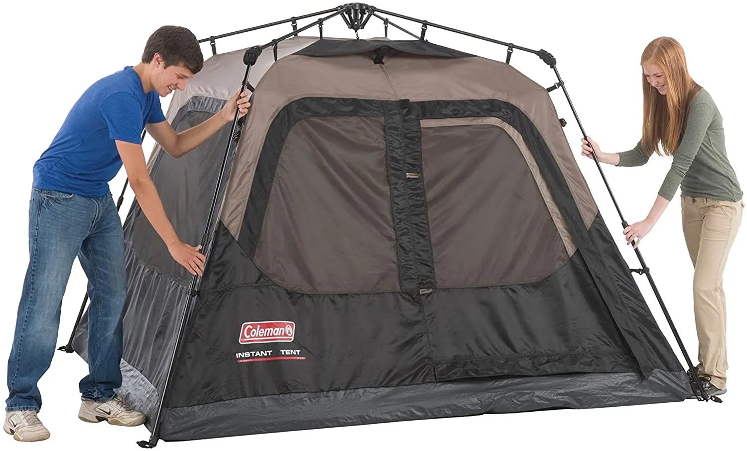 Instant Tent Cabin with Bold Must-have item Setup