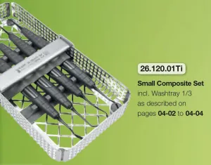 Instruments kit - Small Composite instruments  kit (26.120.01TI)