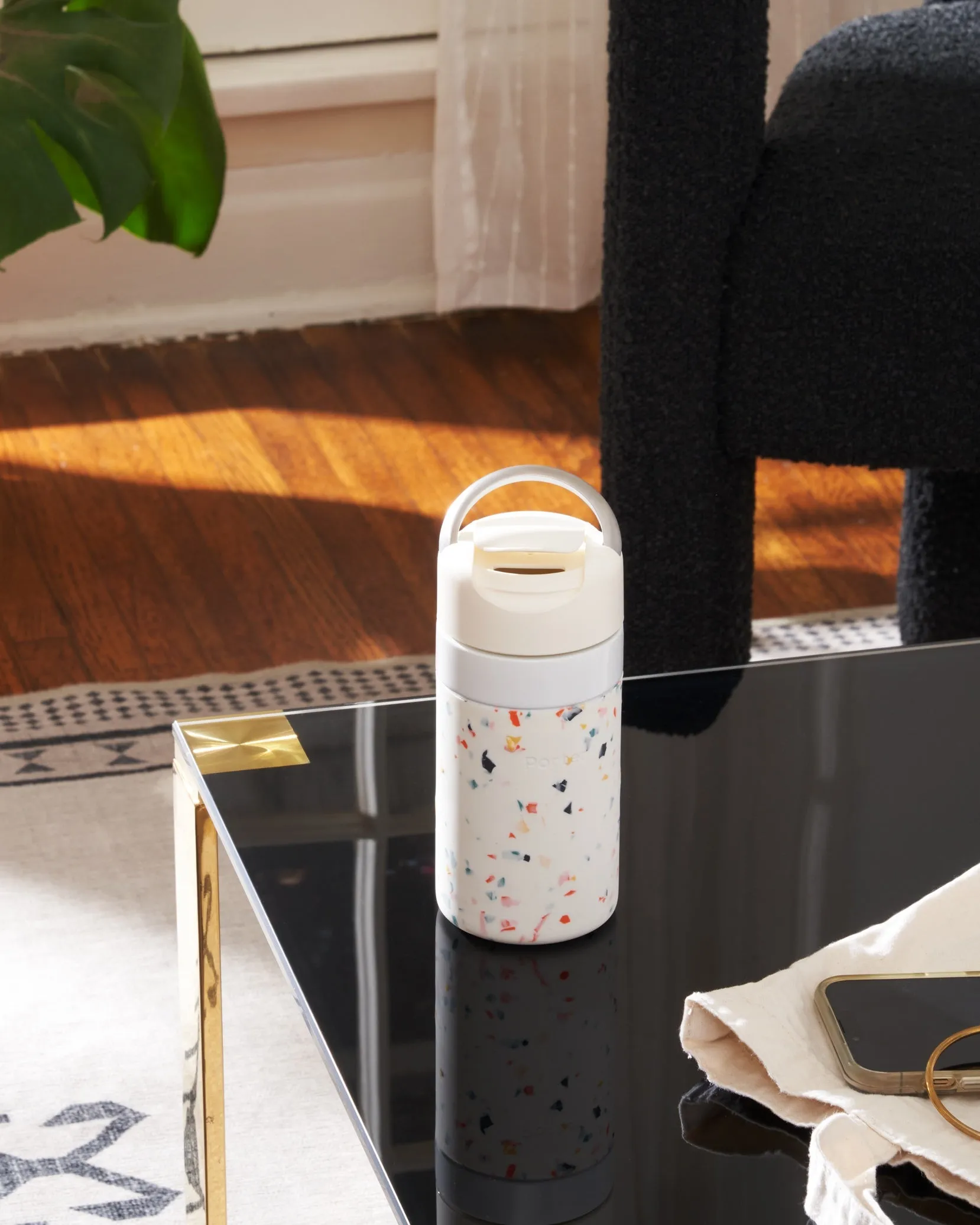 Insulated Bottle Drink Through Lid