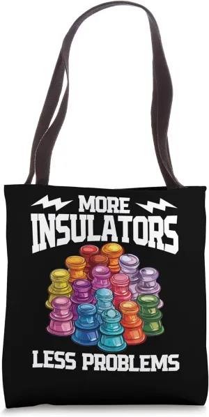 Insulator Collecting Electrical Telegraph Insulator Tote Bag