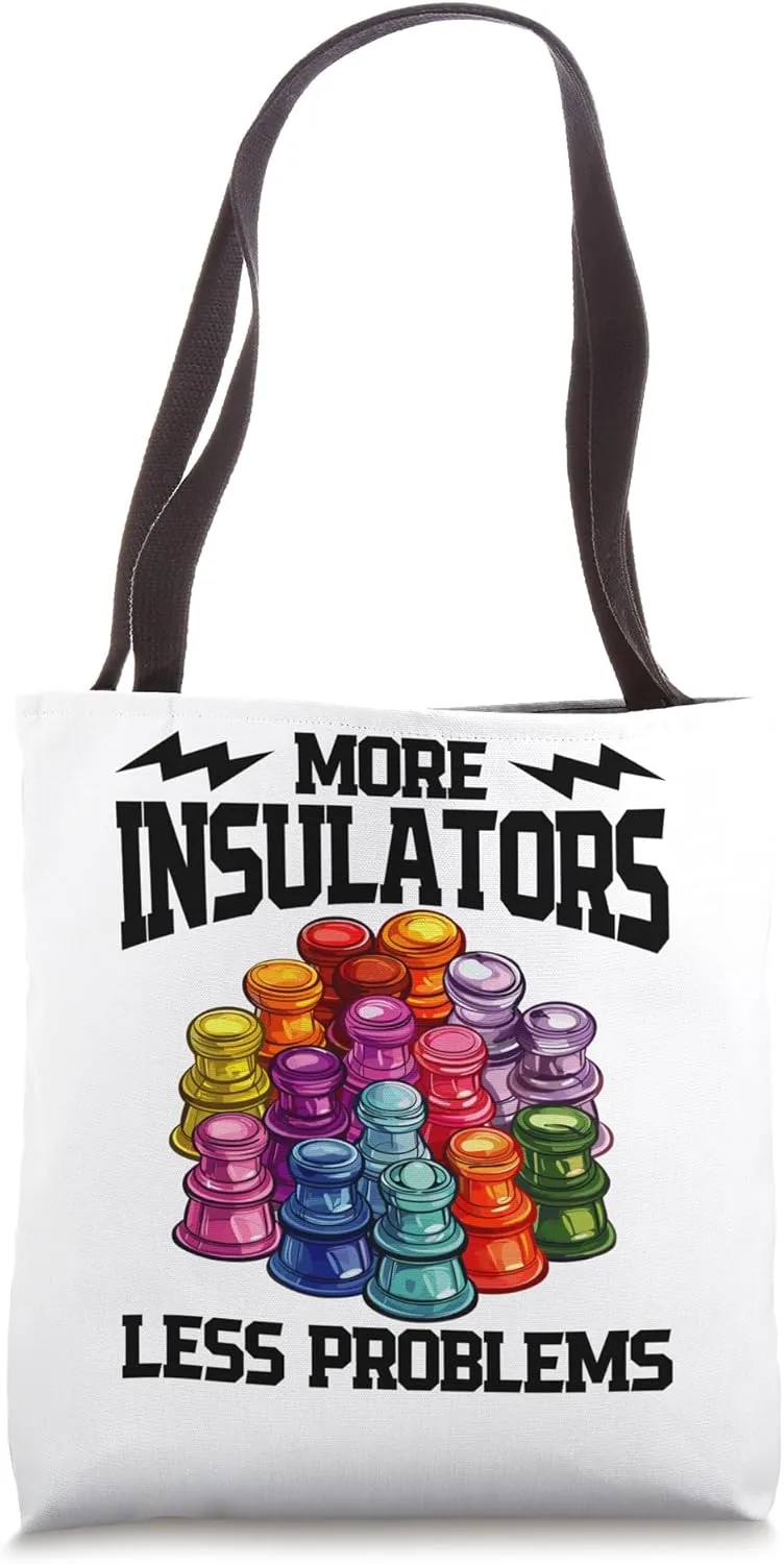 Insulator Collecting Electrical Telegraph Insulator Tote Bag