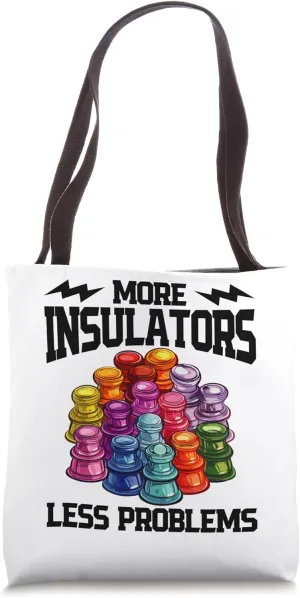 Insulator Collecting Electrical Telegraph Insulator Tote Bag