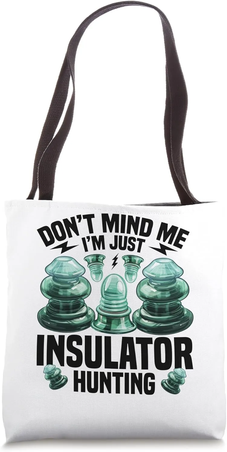 Insulator Collecting Kit Telegraph Insulator Collector Tote Bag