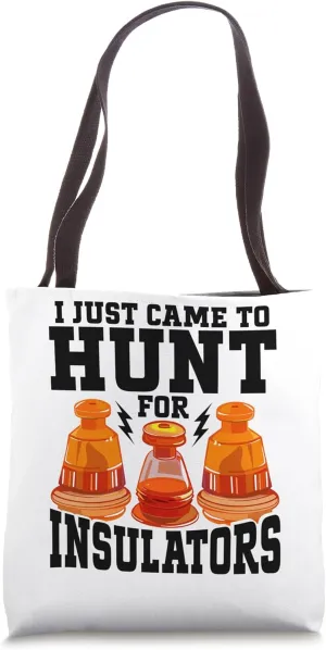 Insulator Collecting Telegraph Insulator Collector Tote Bag