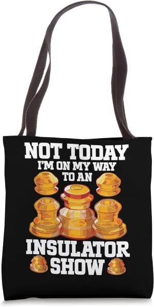 Insulator Collector Antique Telegraph Insulator Tote Bag