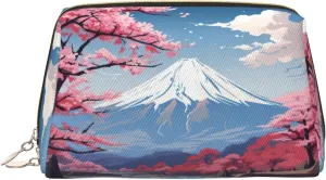 Japan Mount Fuji Landscape Travel-Ready Toiletry Bag, Compact Makeup Organizer For Women