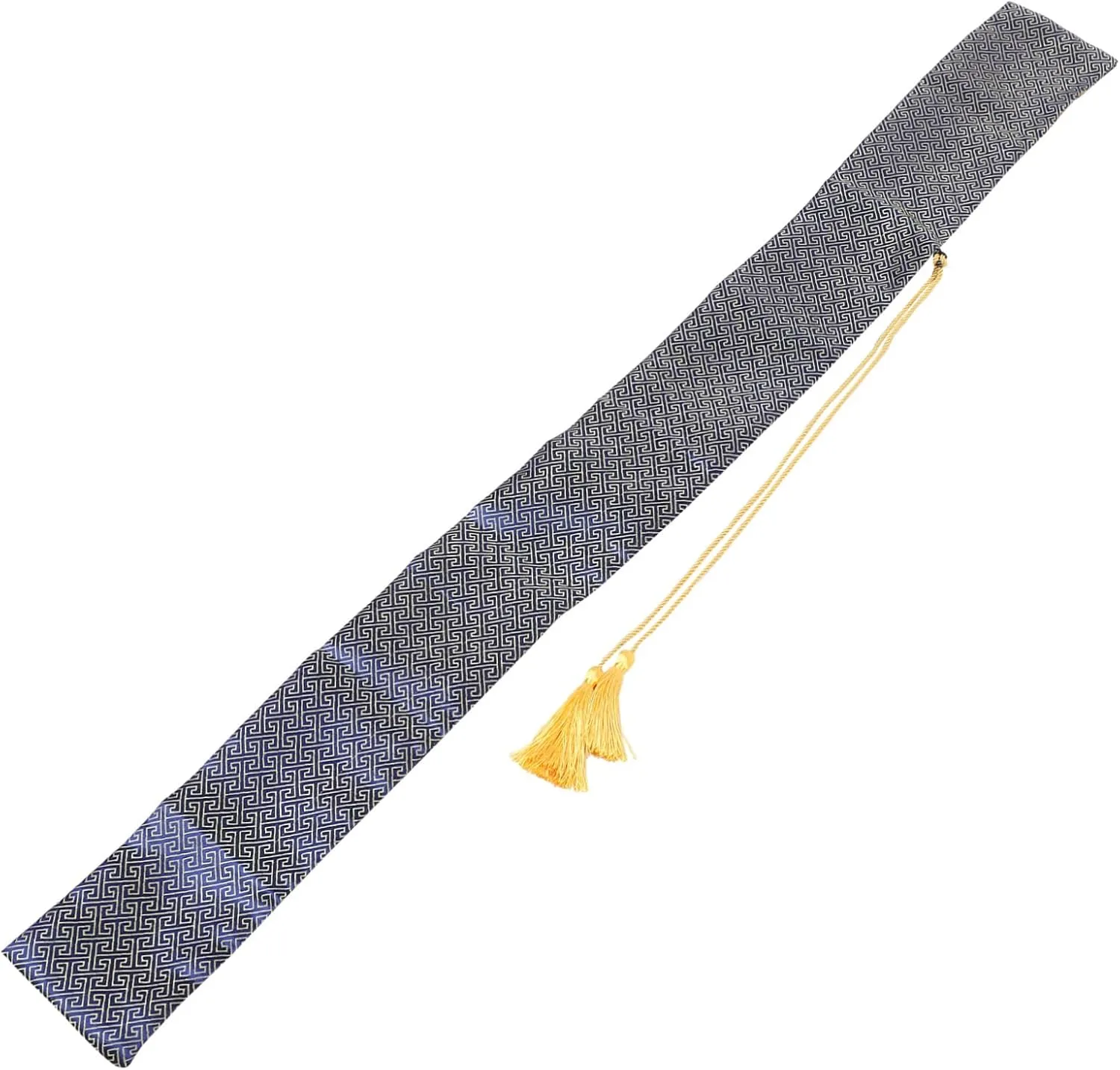 Japanese Sword Bag Bamboo Carrying Case for Long Swords Silk Storage Pouch Compact Portable