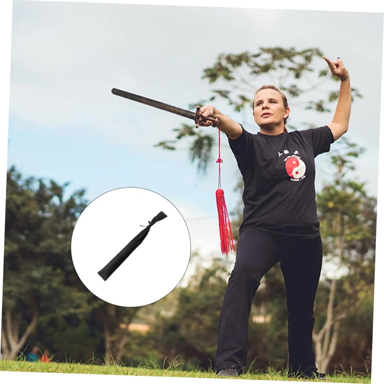 Japanese Sword Carrying Bag Sword Cloth Pouch Compact and Design for Easy Transport