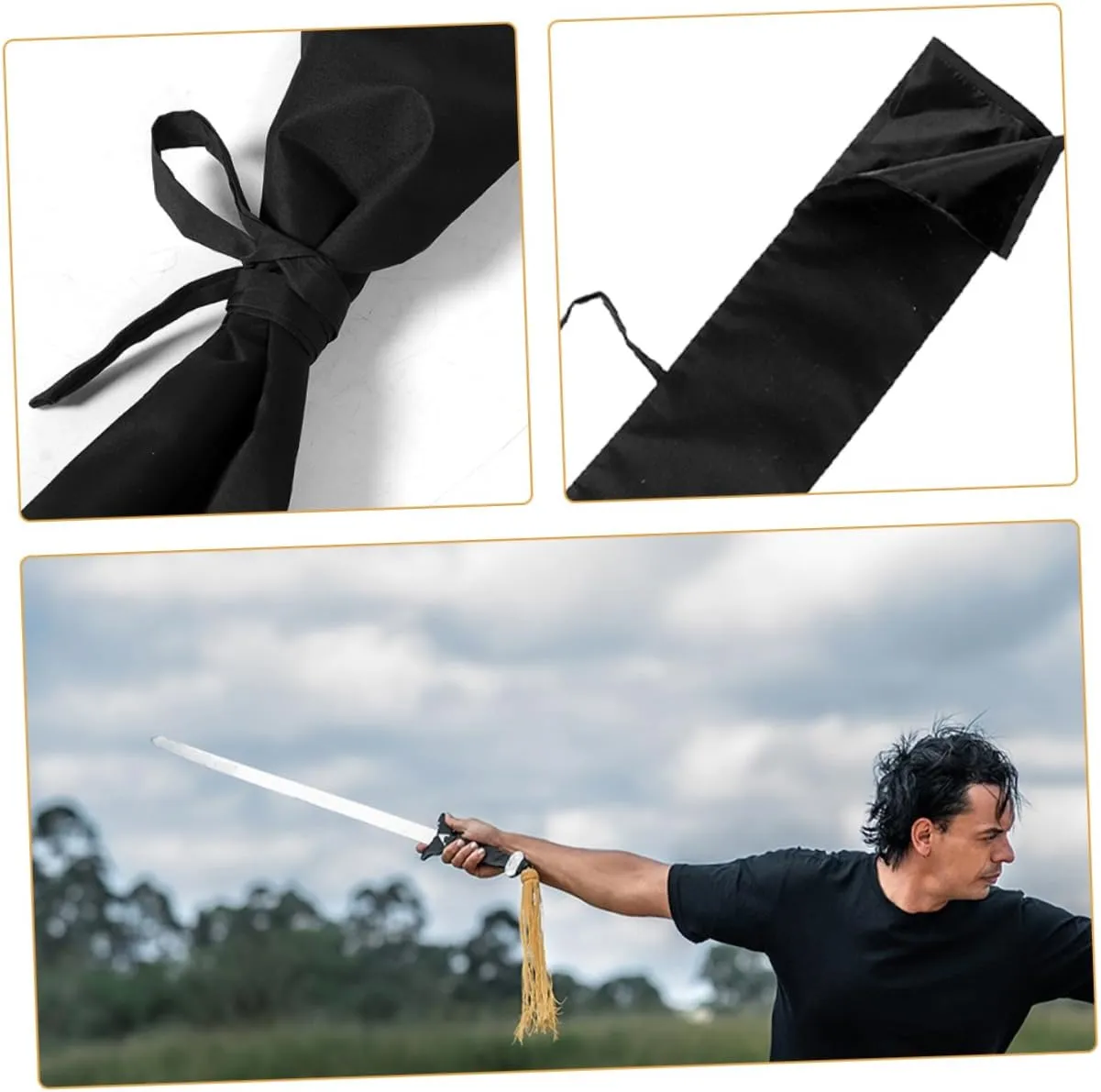 Japanese Sword Carrying Bag Sword Cloth Pouch Compact and Design for Easy Transport