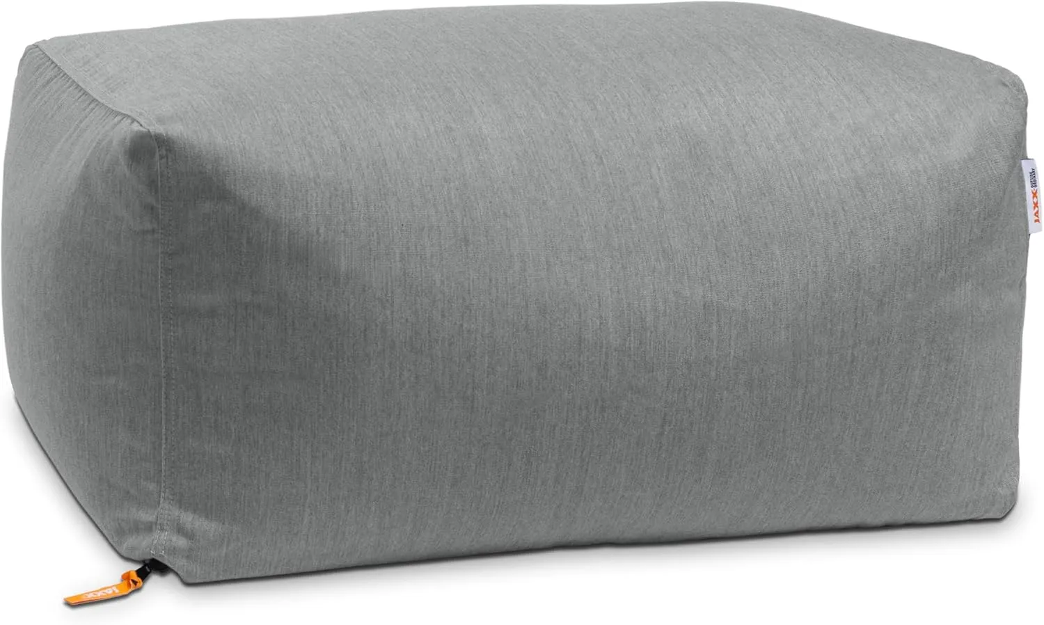 Jaxx Leon Outdoor Bean Bag Ottoman, Granite