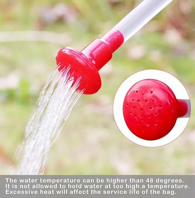 JIURUN 2 Pack Solar Shower Bag 6 Gallons/25L Portable Camping Shower Bag with Removable Hose and On-Off Switchable Shower Head,Camping Accessories for Camping Beach Swimming Outdoor Traveling Hiking
