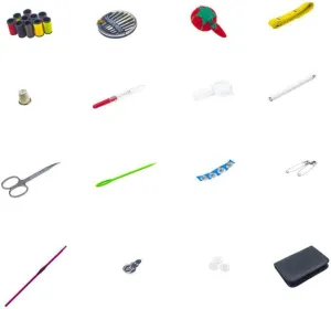 jojofuny 129 Pcs 1 Set Sewing Needle Kit Stitch Tools Material Tools Sewing Thread Tools