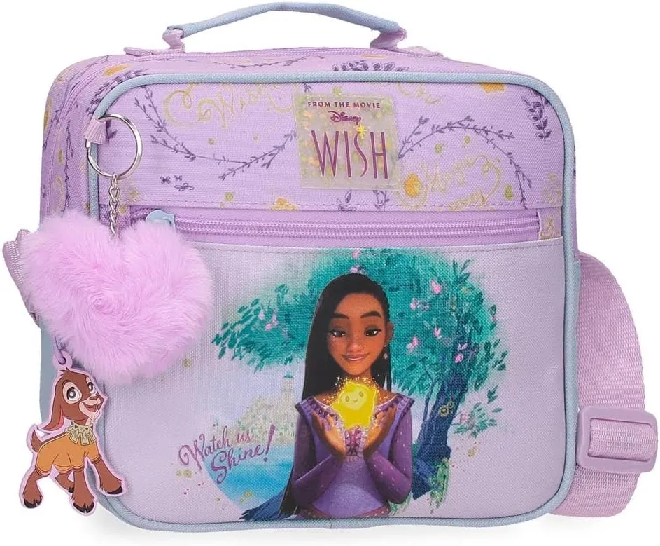 Joumma Disney Watch us Shine Adaptable Toiletry Bag with Shoulder Bag Pink 25x21x11cm Polyester, Pink, Adaptable Toiletry Bag with Shoulder Bag, Pink, Adaptable Toiletry Bag with Shoulder Bag