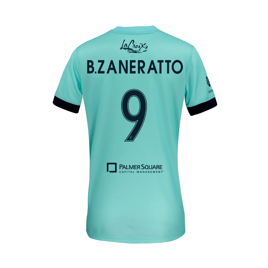 KC Current 2025 Nike Youth Replica Secondary B. Zaneratto Kit