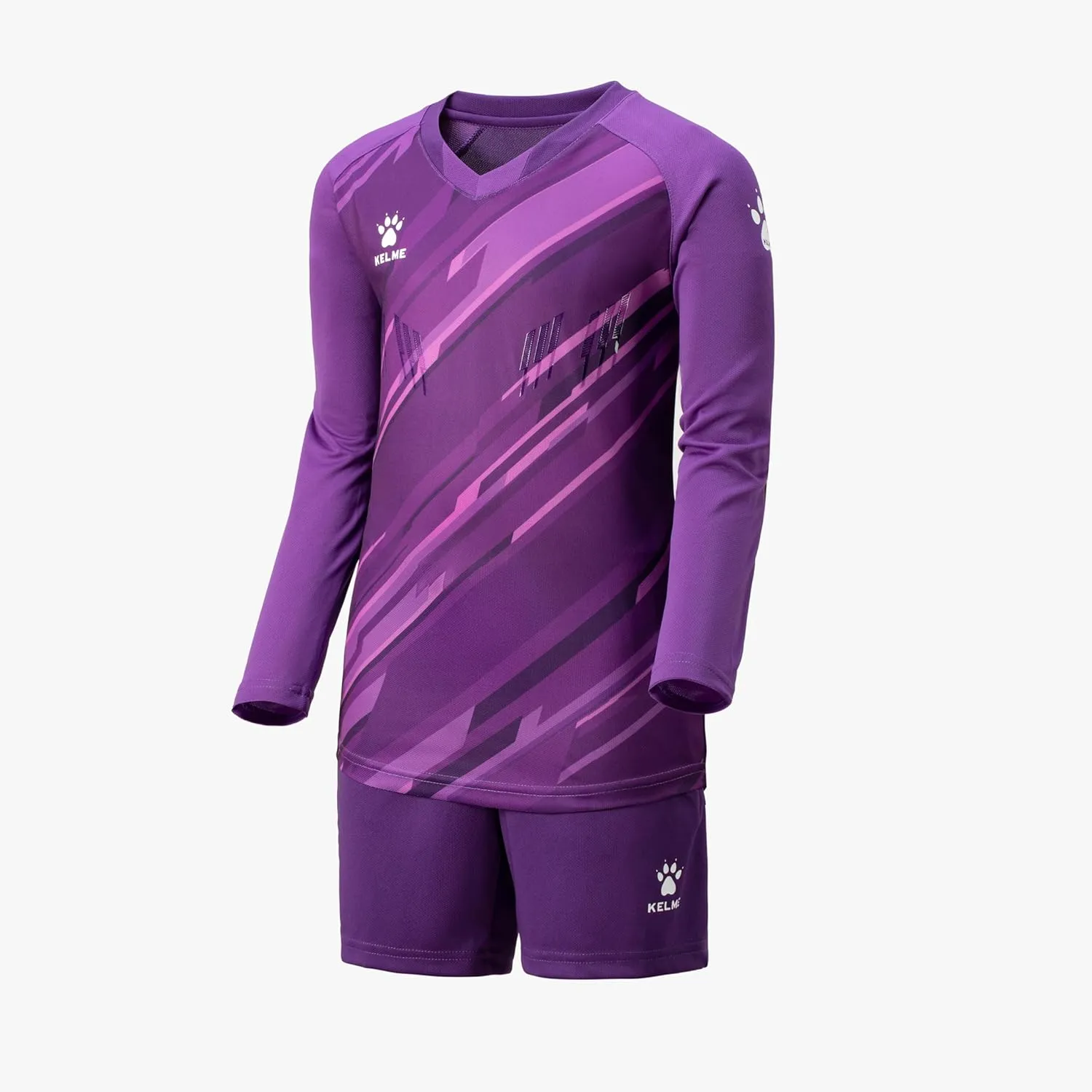 KELME Kids Goalie Shirt,Goalkeeper Jersey Padded Long Sleeve Soccer Football Training Uniform for Boys Girls
