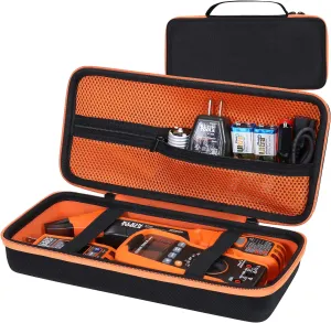 khanka Hard Case Replacement for Klein Tools ET310 AC Circuit Breaker 69149P Electrical Test Kit Digital Multimeter 80016 Circuit Breaker Finder Tool Kit, Home Tester Kit Bag Storage Organizer