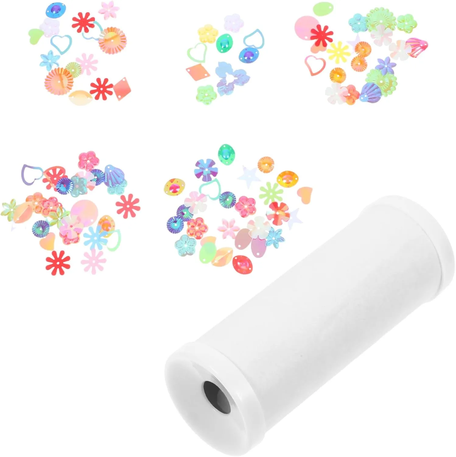 KICHOUSE 6 Sets DIY Kaleidoscope Kit for Kids Creative Handmade Toy for Family Projects and Outdoor Adventures Lightweight Paper Material Kaleidoscope Making Kit