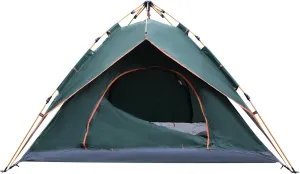 KINGROCK 1-4 Person Camping Tent, Instant Easy pop up Camping Tent,Automatic Waterproof Family Tents for Camping 4 Person, Easy Set Up Tents,Portable Windproof Dome Tent for Camping
