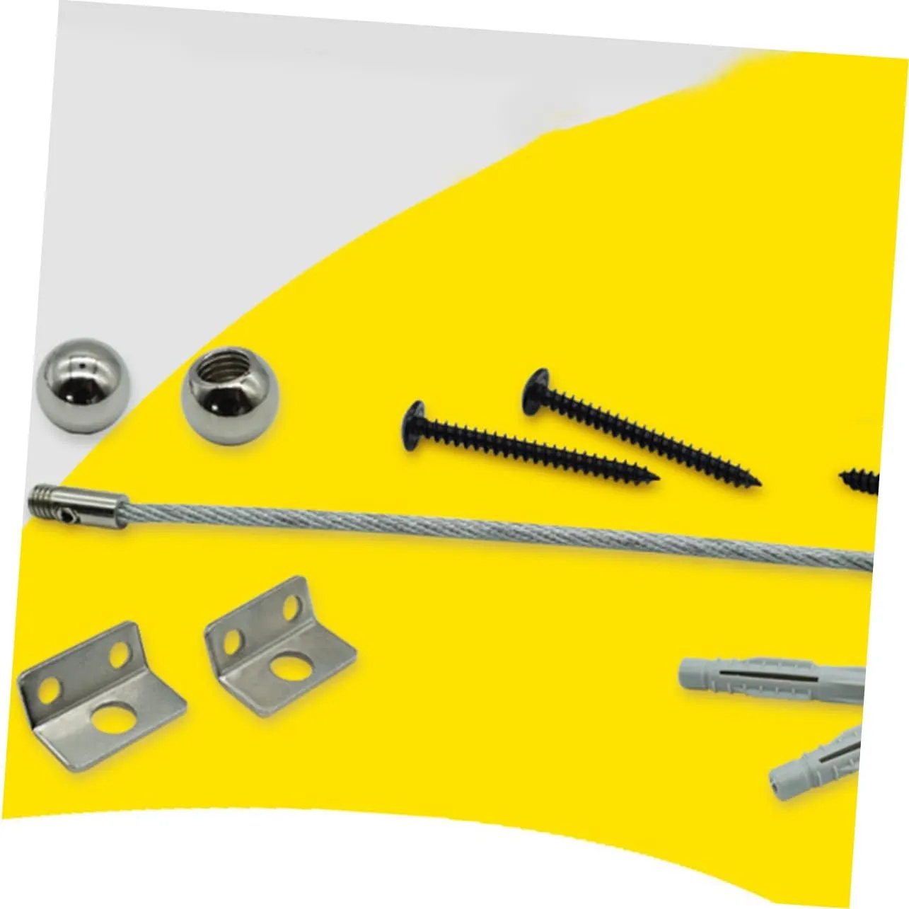 Kisangel 1 Set Anti-reversal Hardware Bag Protector Anti-tip Safety Childproof Furniture Wall Anchor Anti-inverted Connector Proofing Tool Wardrobe Fixer Stainless Steel Wire