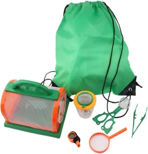 Kisangel 7-Piece Insect Observation Kit for Boys and Girls Outdoor Observing Tools Hiking Practical Magnifying Lens Lightweight for Camping Wilderness Trips
