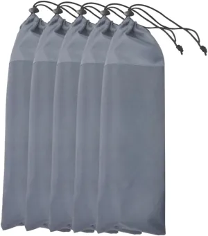 Kisangel Tent Stakes Storage Bag 5pcs Tent Peg Bag Oxford Cloth Camping Tool Organizer