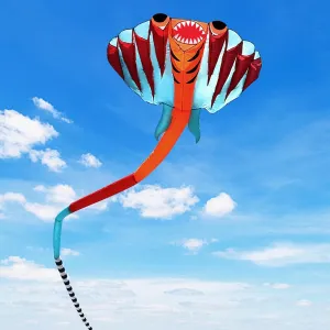 Kites for Adults Giant 41ft Stingray Kite for Adults and Kids Large & Beach Kite with Reel, for Outdoor Fun