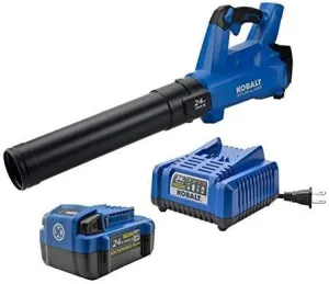 Kobalt 24-Volt Max Lithium Ion 410-CFM Brushless Cordless Electric Leaf Blower