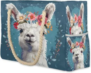 Large Beach Tote Bags with Zipper, Beach Bag for Women, Waterproof Sandproof Pool Swim Bags, Travel Tote Bag