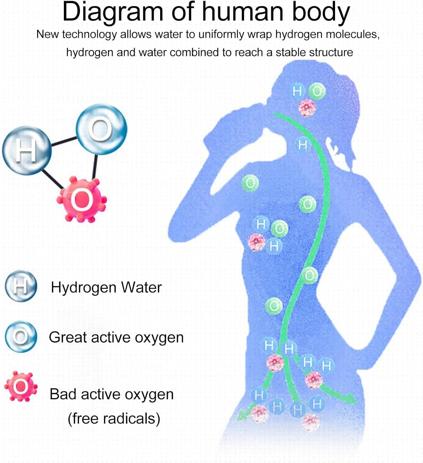 Large Hydrogen Water Bottle Generator, 1.5L Portable Water Ionizer Generator Machine with SPE PEM Technology, Hydrogen Rich Water Generator Sports Kettle for Home, Fitness