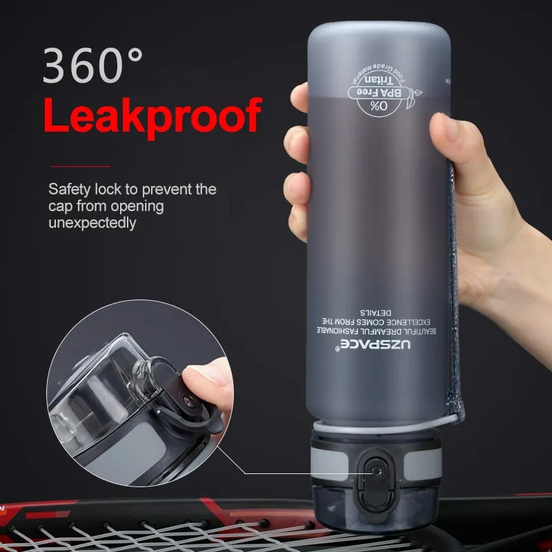 Leakproof Protein Shaker / Sports Water Bottle - BPA Free - 500ML 1000ML