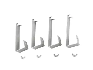 Leg Kit (4 legs   4 wingnuts) - Stainless Steel