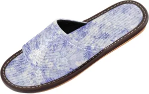 Light Lavender Wildflowers Women Men's Travel Slippers Portable Dorm Home Slides for Home Outdoor Hotel