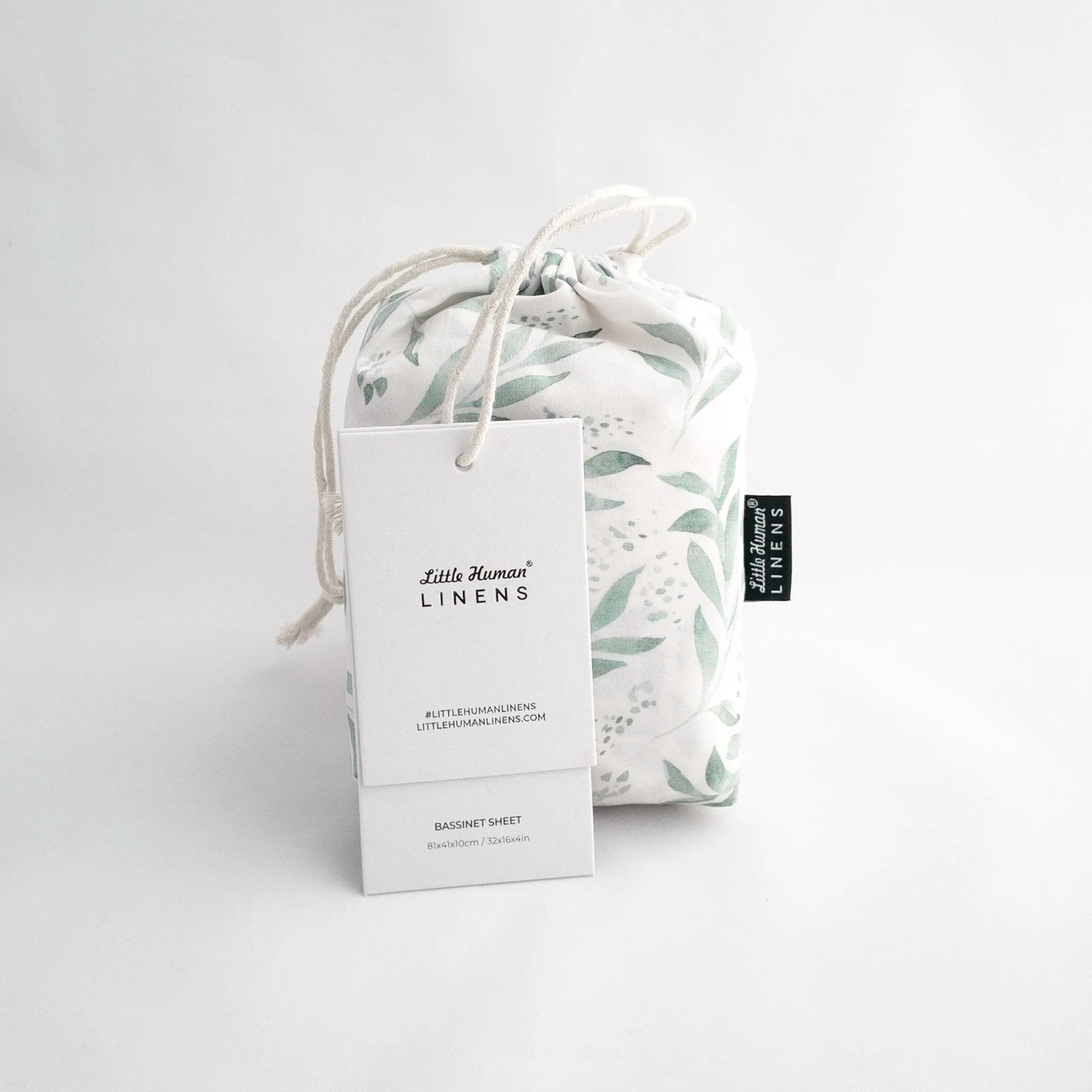 Little Human Linens Waterproof Bassinet Fitted Sheets Collection