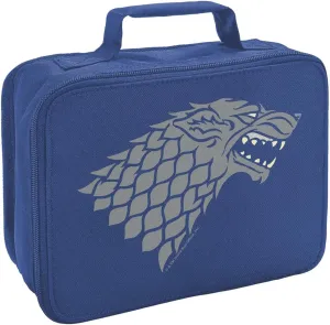 LOGOVISION Game of Thrones Stark Sigil Insulated Soft Sided Lunch Box - Reusable Lunch Bag For School Office Work, BPA Free, Royal