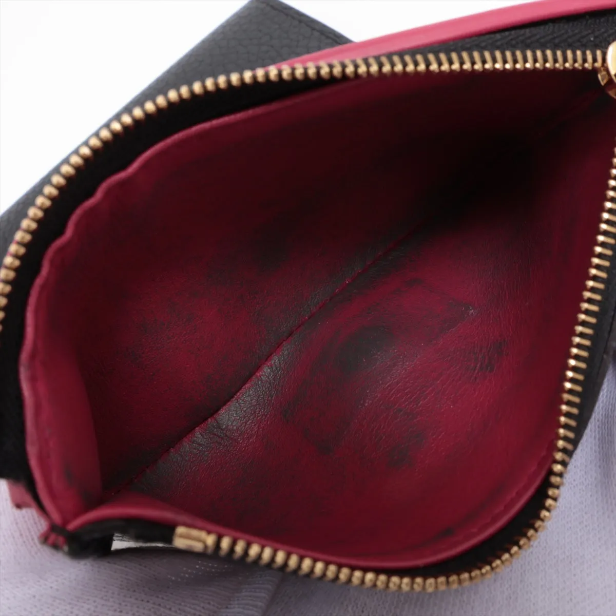 Louis Vuitton  Portefolio Capsule Compact M62157 Noir  Hot Pink Compact Wallet