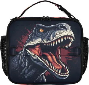 Lunch Bag Dragon Quest Large Insulated Cooler Bag with Side Mesh Pockets and Shoulder Strap