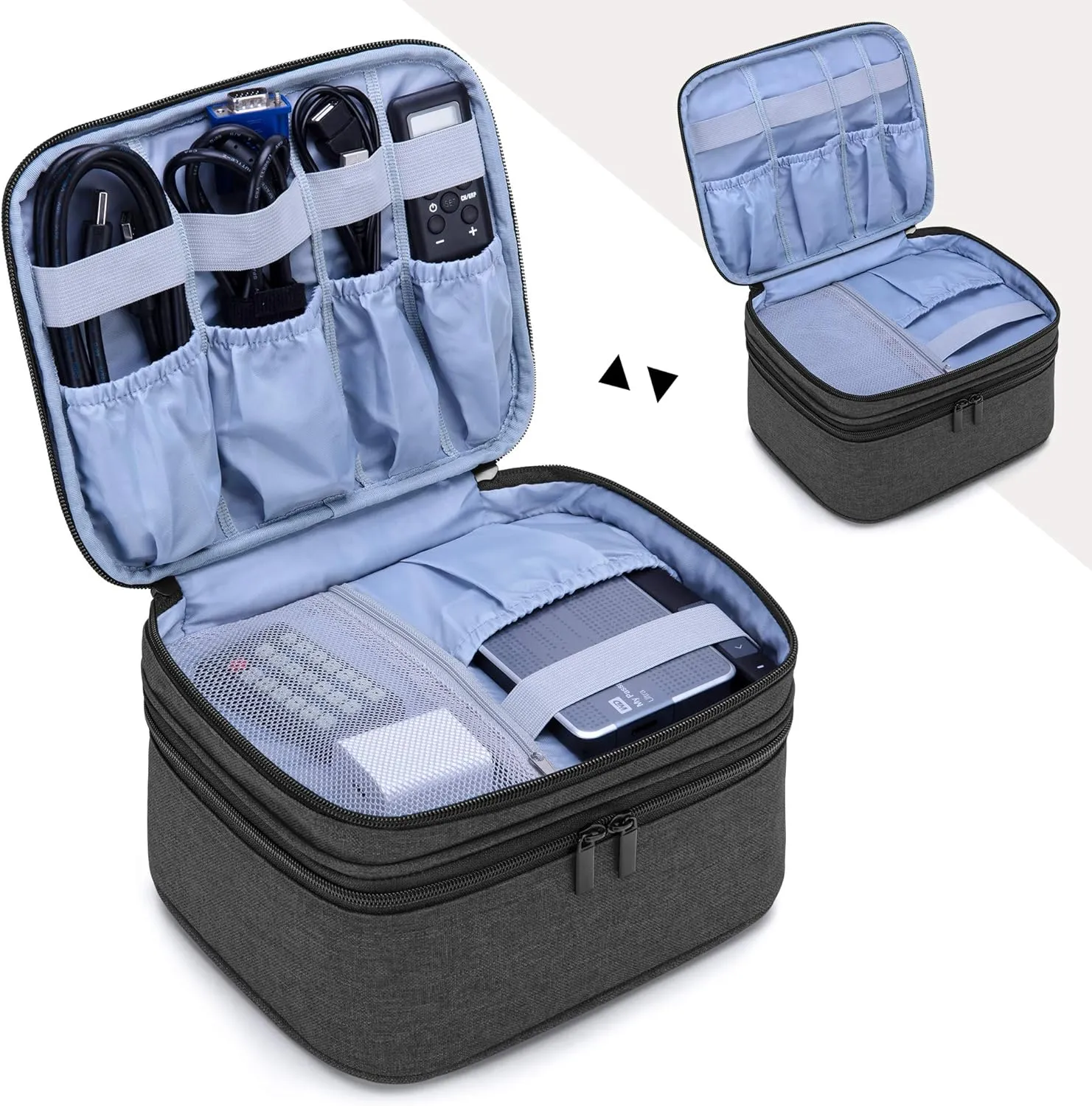 LUXJA Carrying Bag Compatible with DR.J Mini Projector, Portable Case for Mini Projector and Accessories, Black