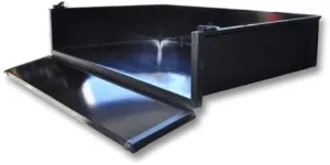 Madjax Black Steel Cargo Box Kit EZGO TXT