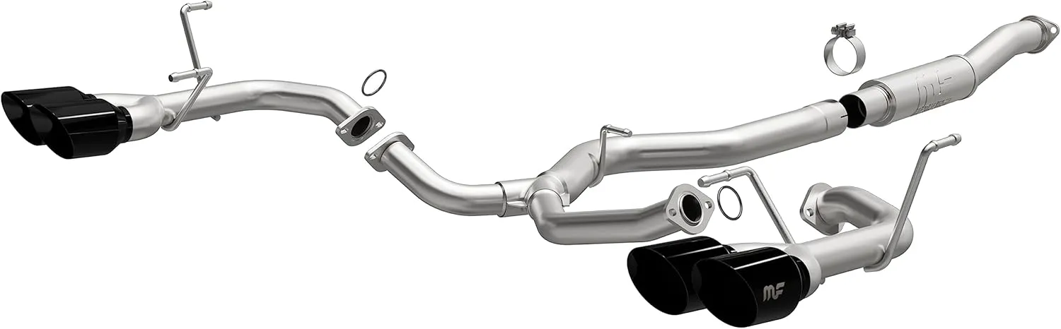 MagnaFlow Performance Exhaust System 19608: Cat-Back, Competition Series, For 2022-2025 Subaru WRX 2.4L, Quad Split Rear Exit Style