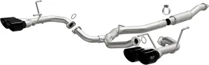 MagnaFlow Performance Exhaust System 19608: Cat-Back, Competition Series, For 2022-2025 Subaru WRX 2.4L, Quad Split Rear Exit Style