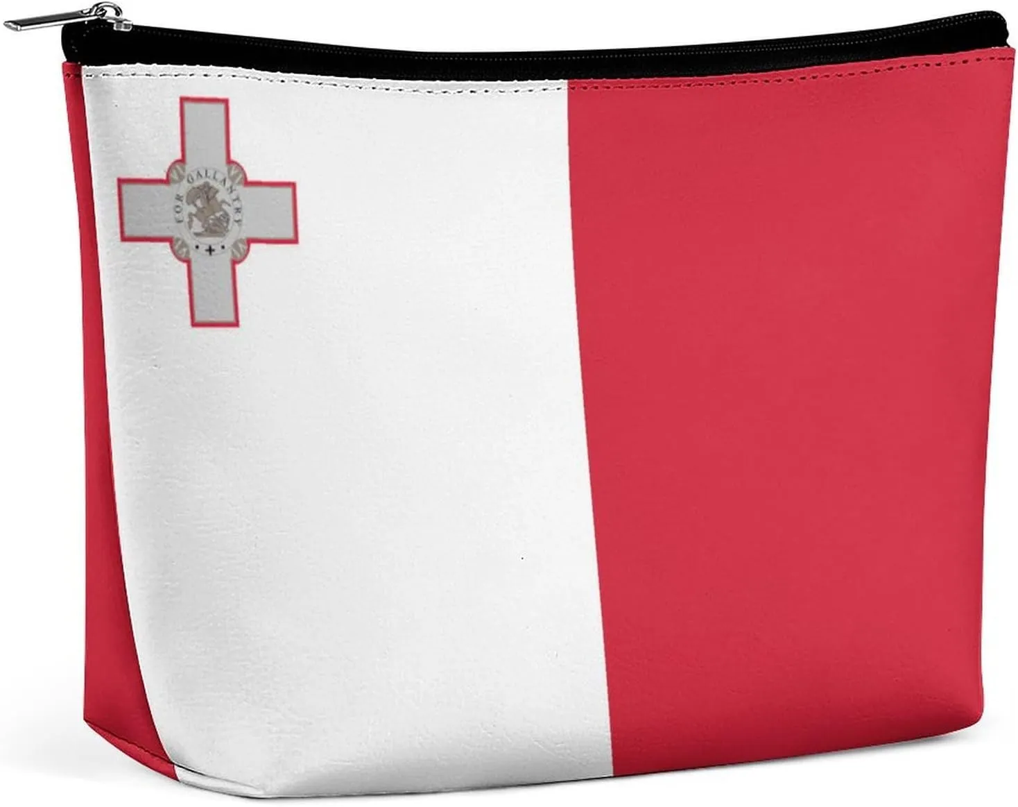 Malta Flag Travel-Friendly Cosmetic Bag Makeup Organizer for Women