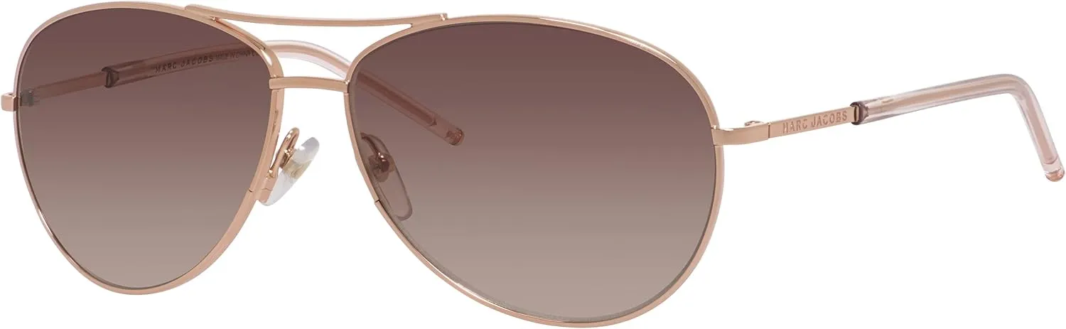 Marc Jacobs Marc59/s Aviator Sunglasses for Women   BUNDLE with Designer iWear Eyewear Care Kit
