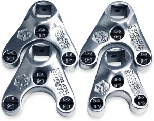 Marine Tech Tools 4-Piece Stainless Steel Pin Wrench Set, 40mm, 42mm, 46mm, 31mm