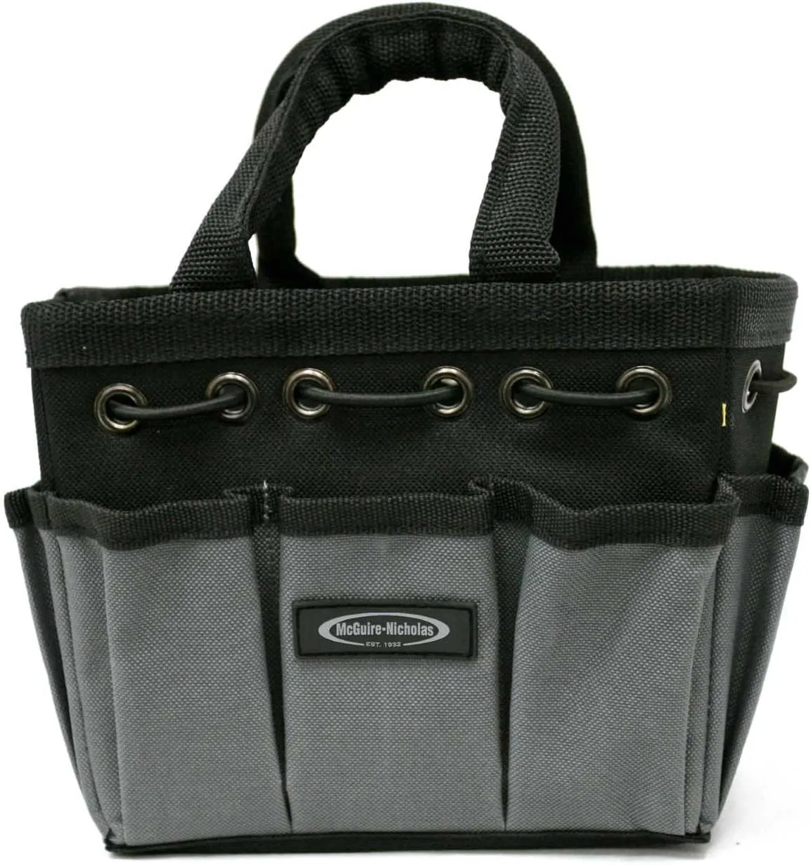 McGuire-Nicholas Mighty Bag Compact Tool Storage Tote, 7-Inch, Grey