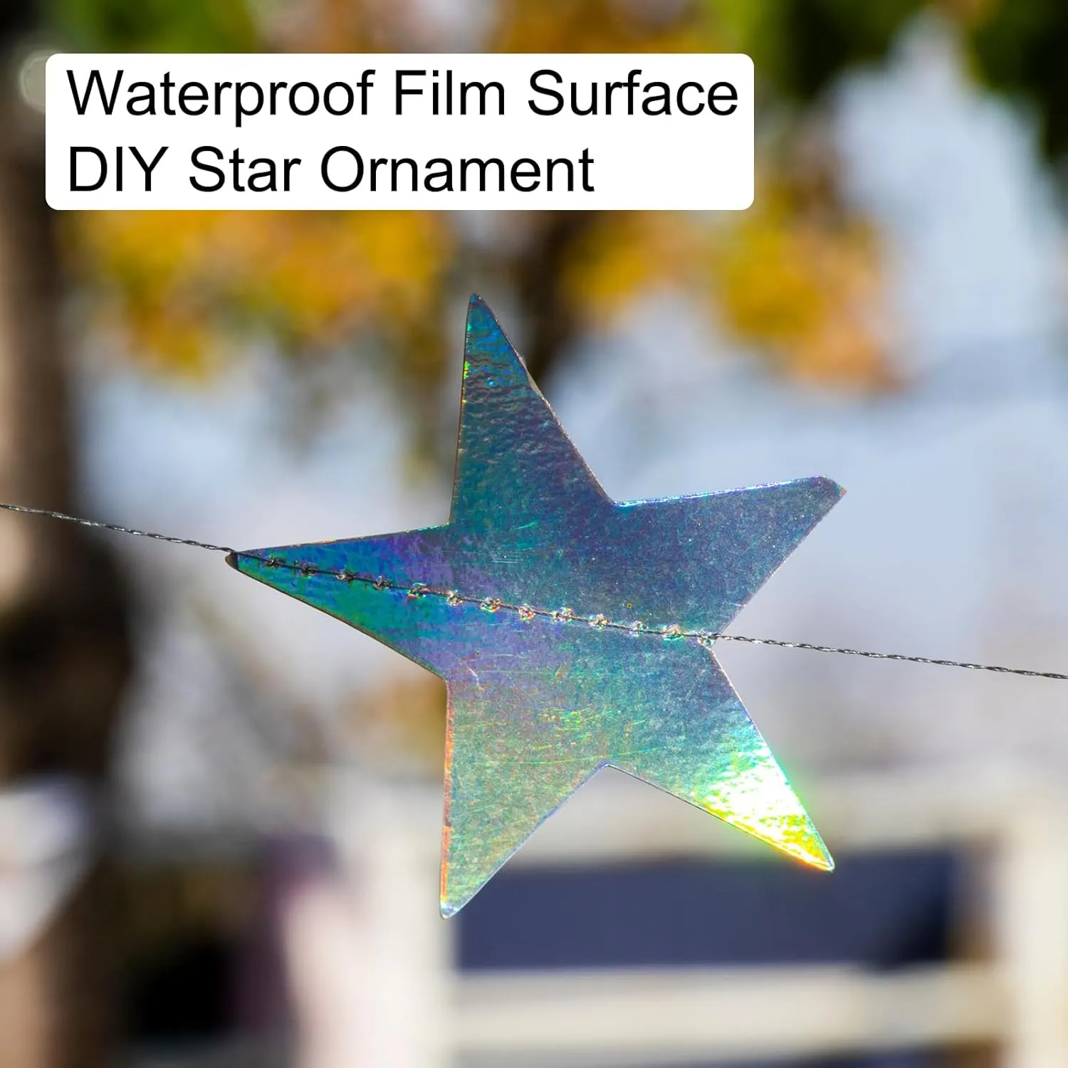 MECCANIXITY 48Pcs Silvery Star Cutouts Double Printed Paper Stars Decoration Cardboard Star for Classroom Wall Party Movie Night Party Supplies, 11 Inches