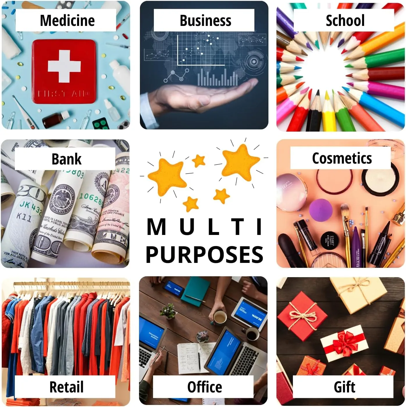 Medicine Bag with Lock | 12x8 Inch Med Bag | Medication Bag for Traveling | Small Medication Travel Bag | Kids Medicine Bag | Pills Locking Zipper Pouch Storage Case Organizer (Black)