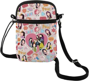 MEIKIUP K-Pop Group Crossbody Bag SWITH Fans Messenger Bag K-POP Idol Fans Gift K-Pop Merchandise